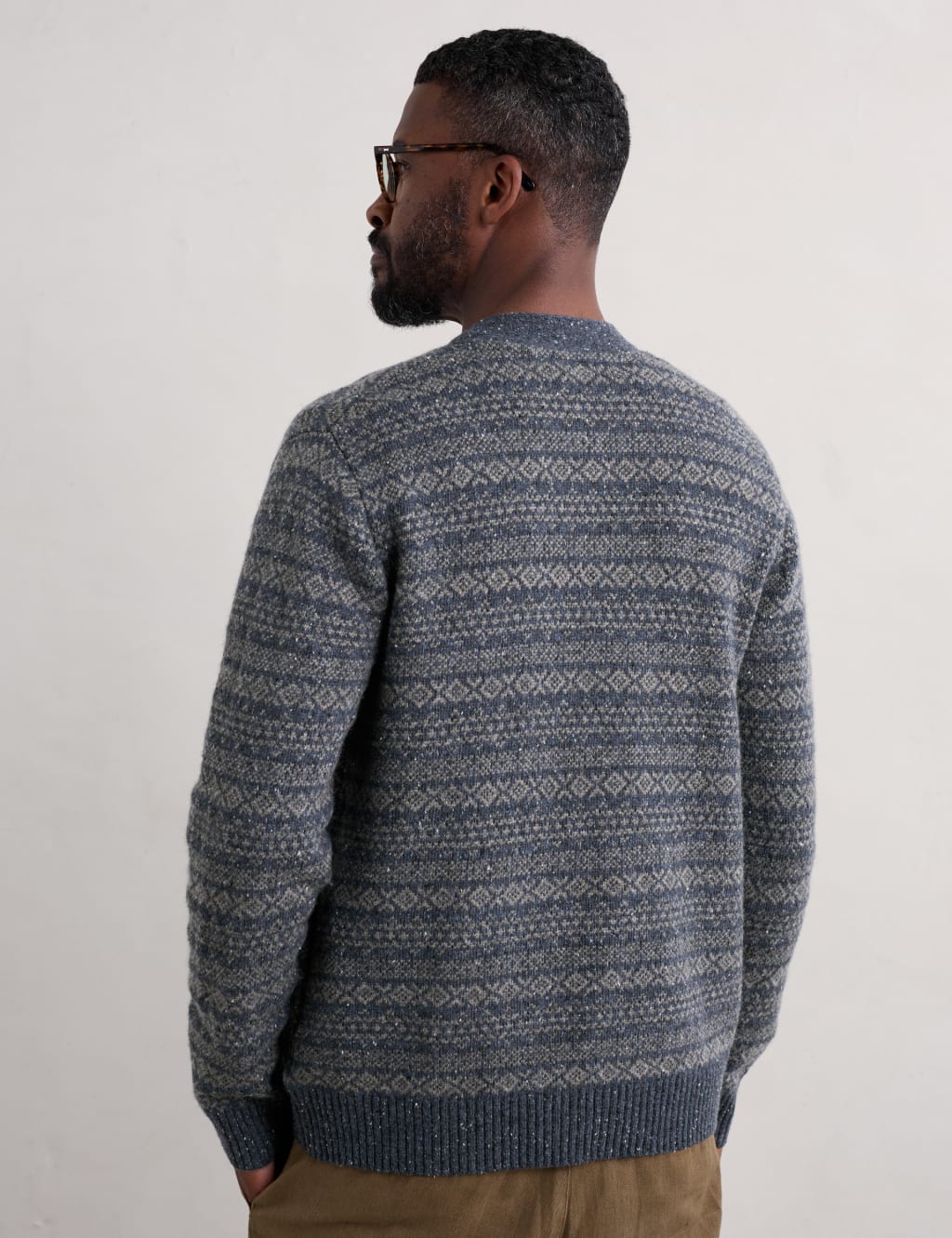 Fair isle v neck shop