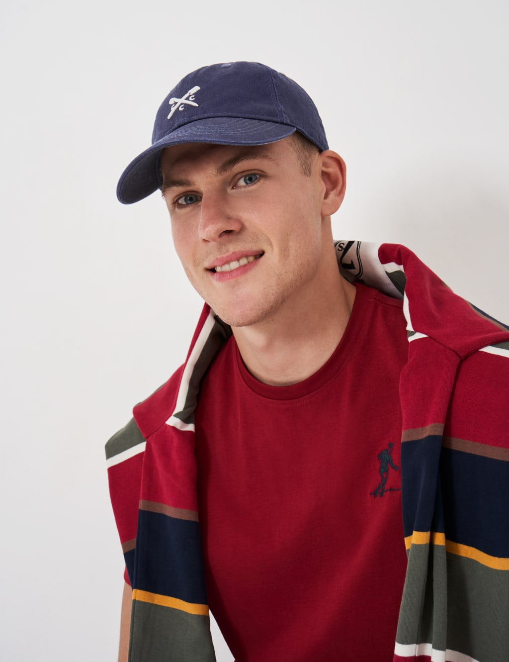 Pure Cotton Embroidered Baseball Cap 3 of 3