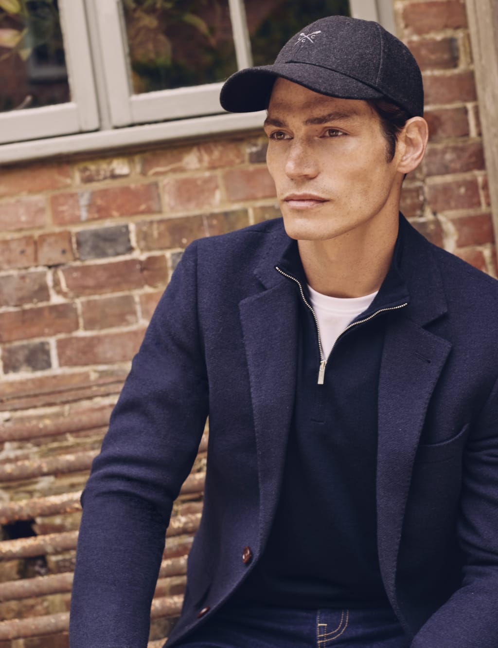 Wool blend baseball cap hotsell