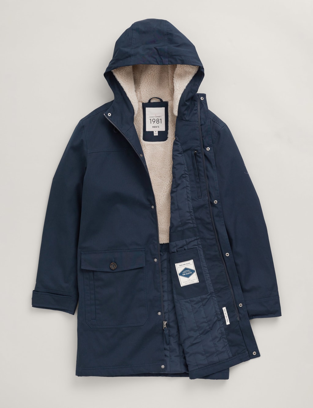 Cotton Waterproof Parka Jacket Seasalt Cornwall M S