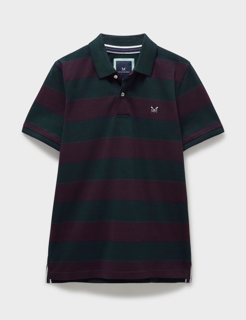 Pure Cotton Striped Polo Shirt 2 of 5