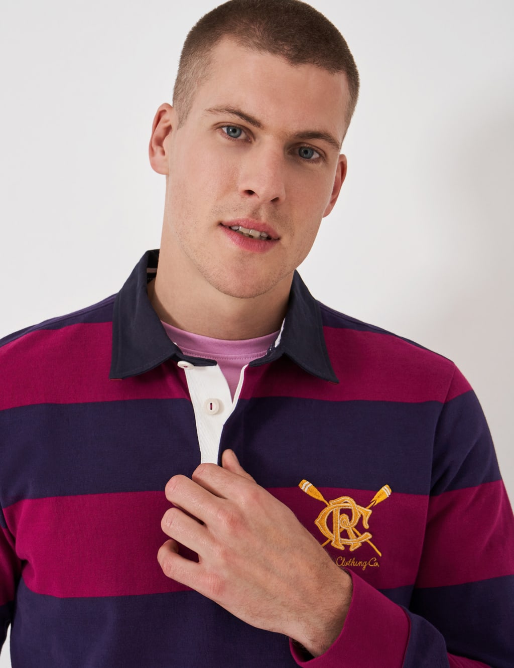 Pure Cotton Striped Rugby Shirt 5 of 5