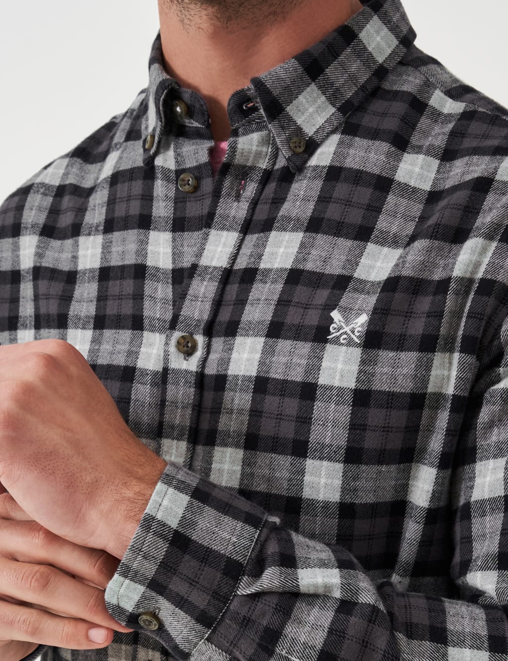 Casual Organic Cotton Check Flannel Shirt main image 0