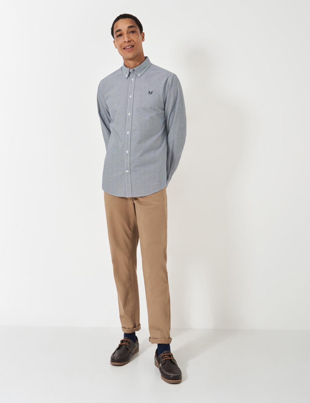 Pure Cotton Herringbone Oxford Shirt 3 of 5