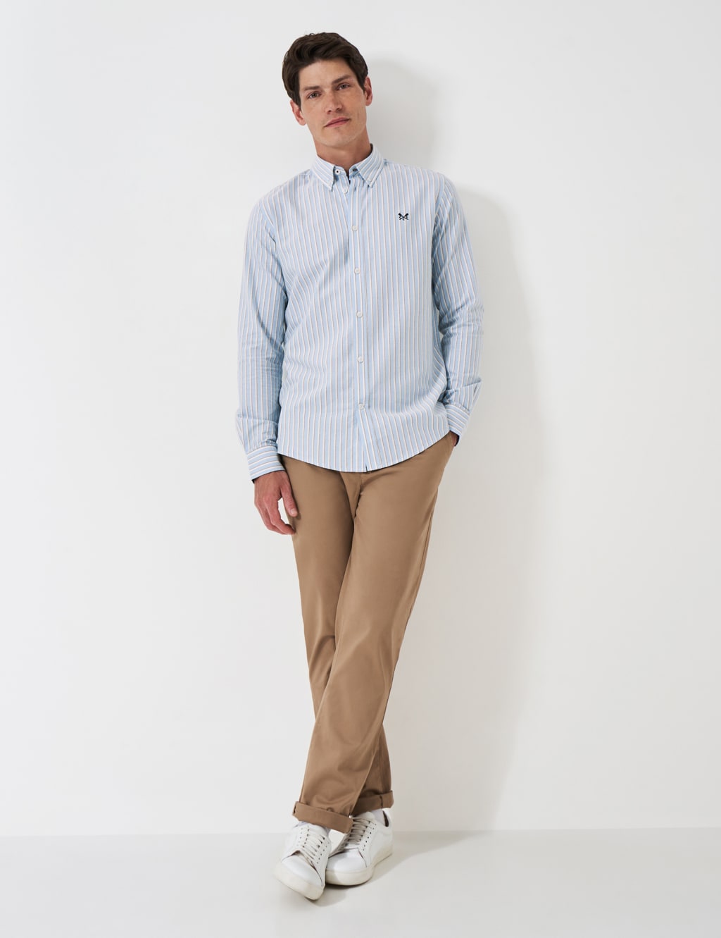 Pure Cotton Striped Oxford Shirt 3 of 5