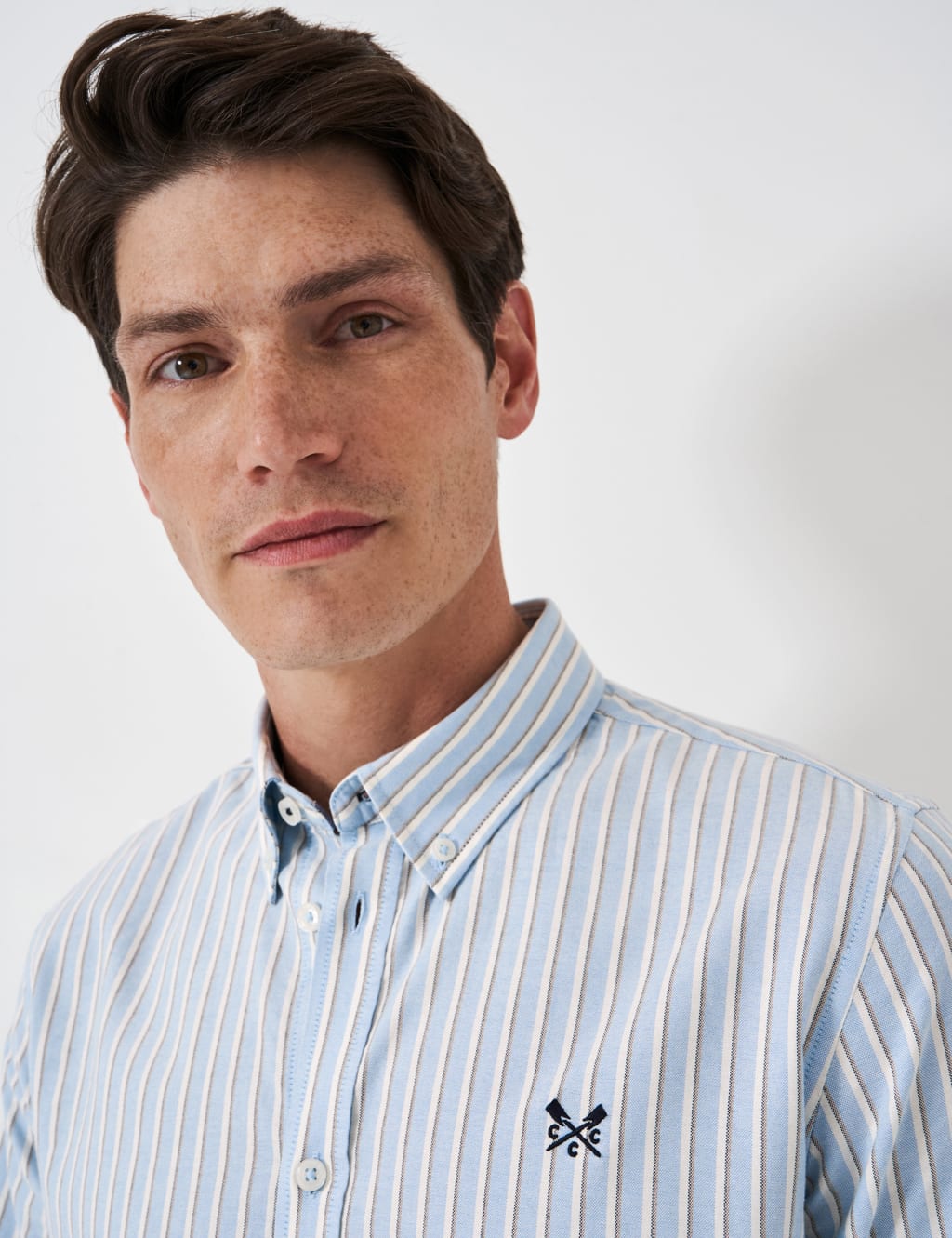 Pure Cotton Striped Oxford Shirt 4 of 5