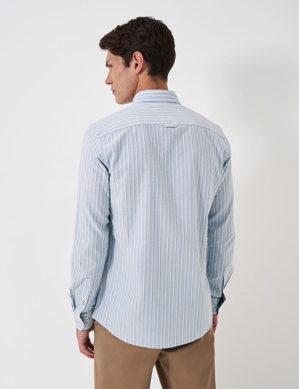 Pure Cotton Striped Oxford Shirt 5 of 5