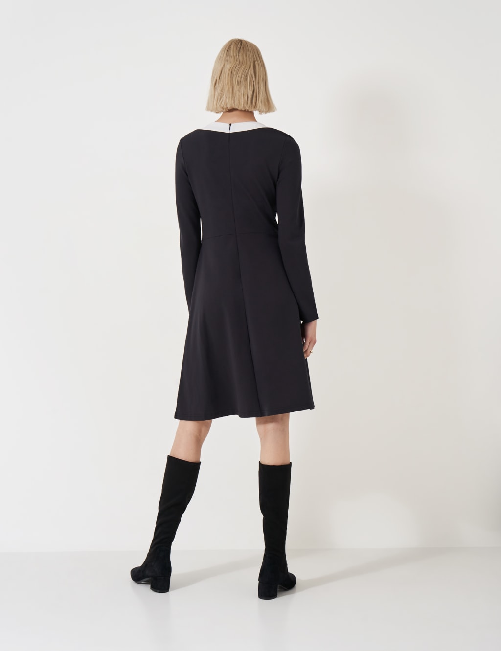 Colour block skater dress cheap