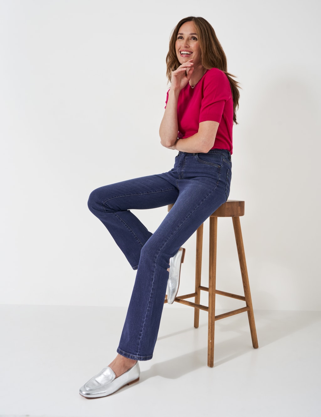 High Waisted Bootcut Jeans 3 of 4