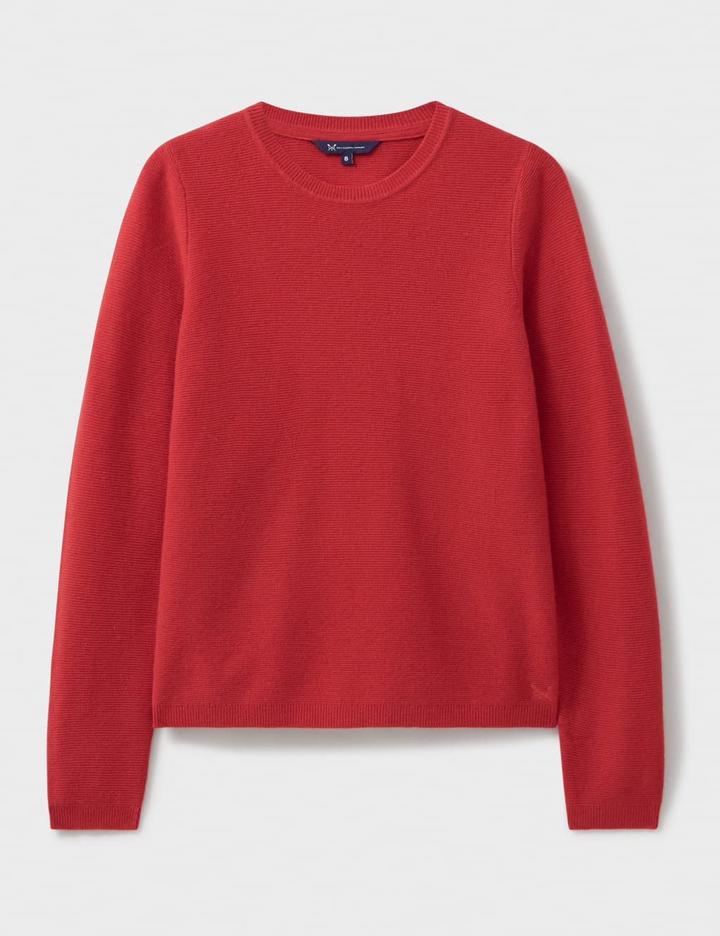 Merino Wool Rich Textured Crew Neck Jumper 2 of 4