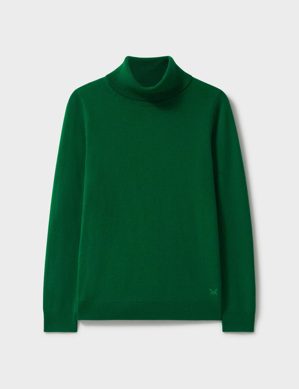 Merino Wool Rich Roll Neck Jumper with Cashmere 2 of 5