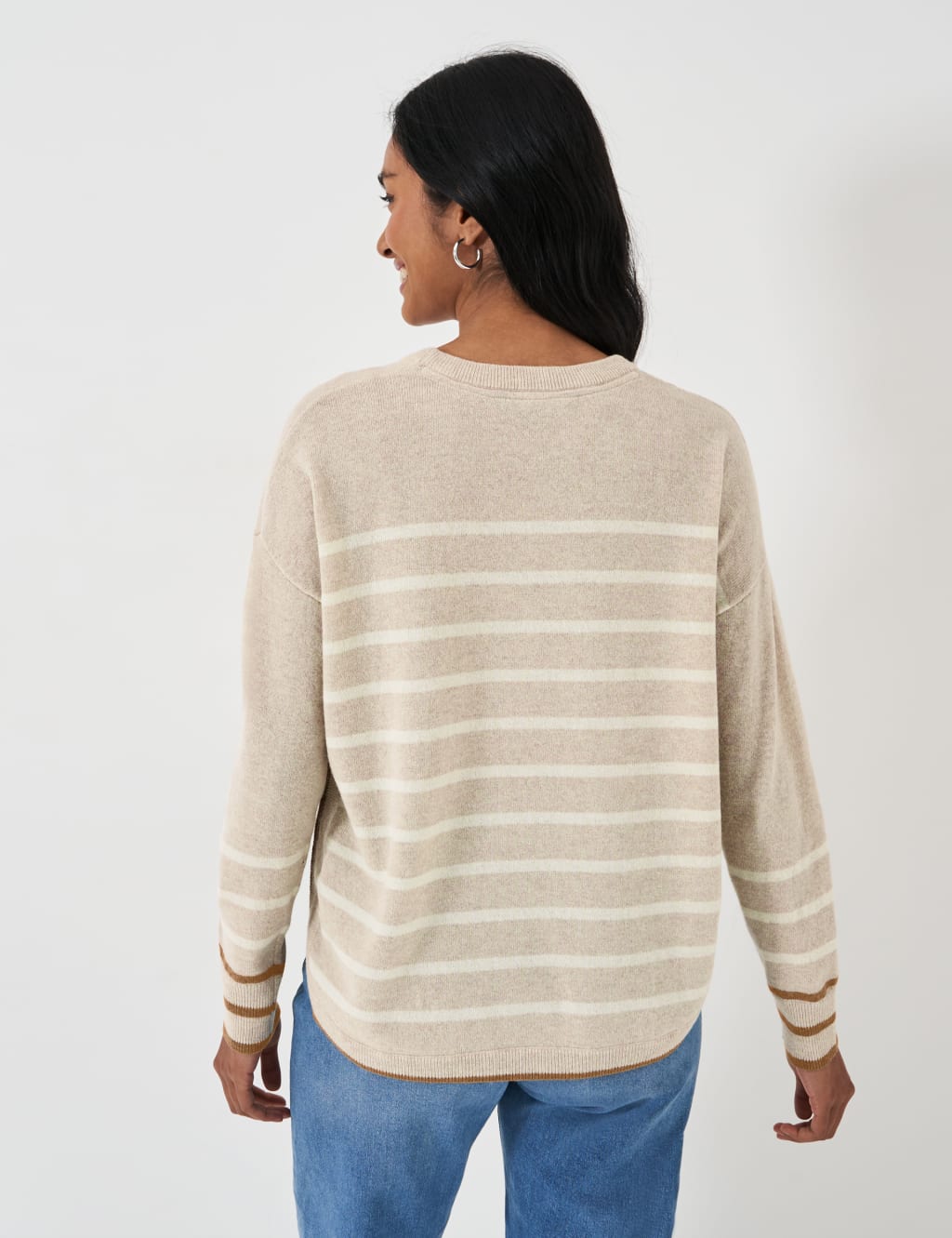 Merino Wool Rich Striped Jumper 4 of 4