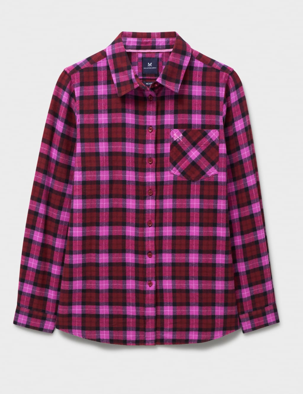 Pure Brushed Cotton Checked Shirt 2 of 5