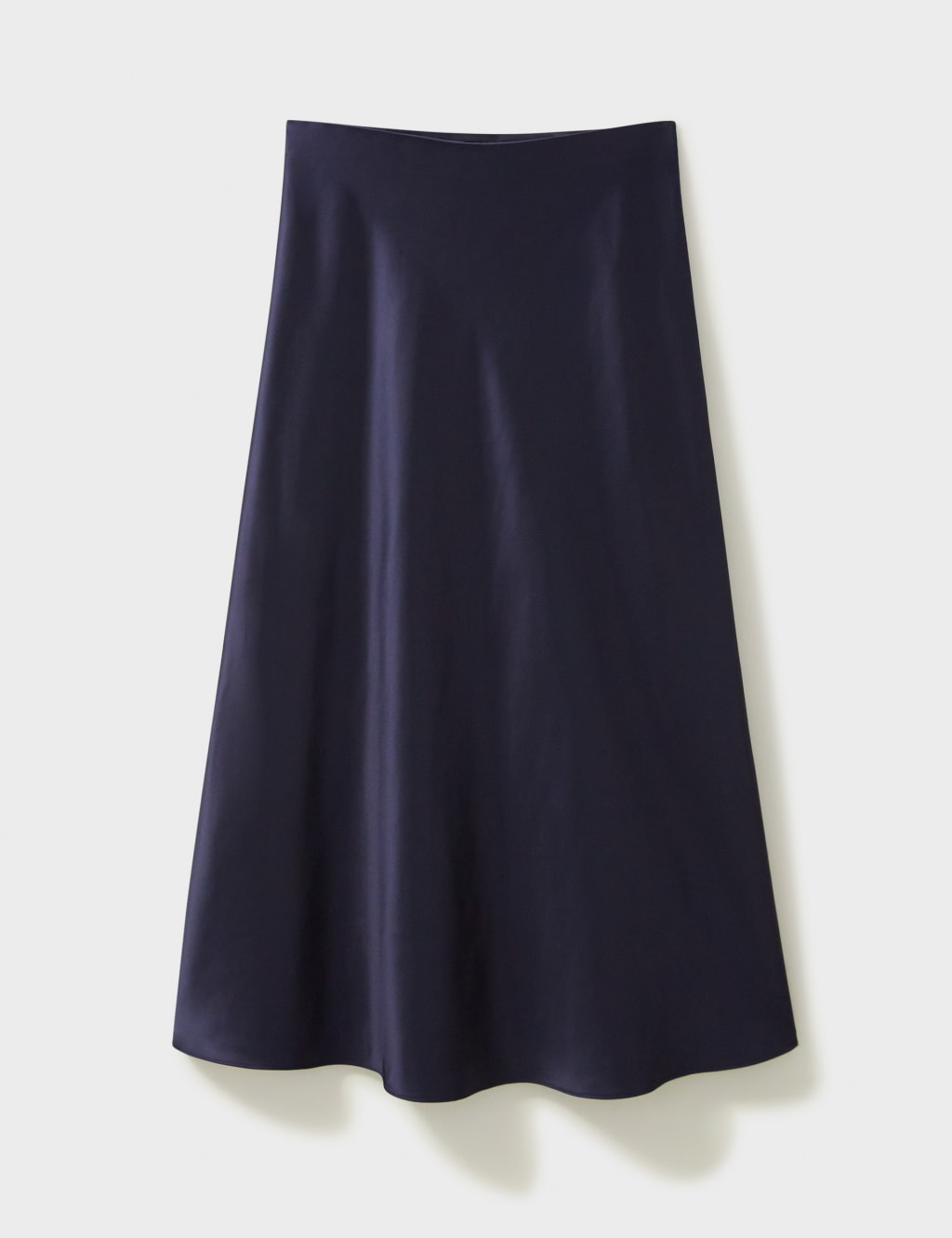 Satin Midi Slip Skirt 2 of 4