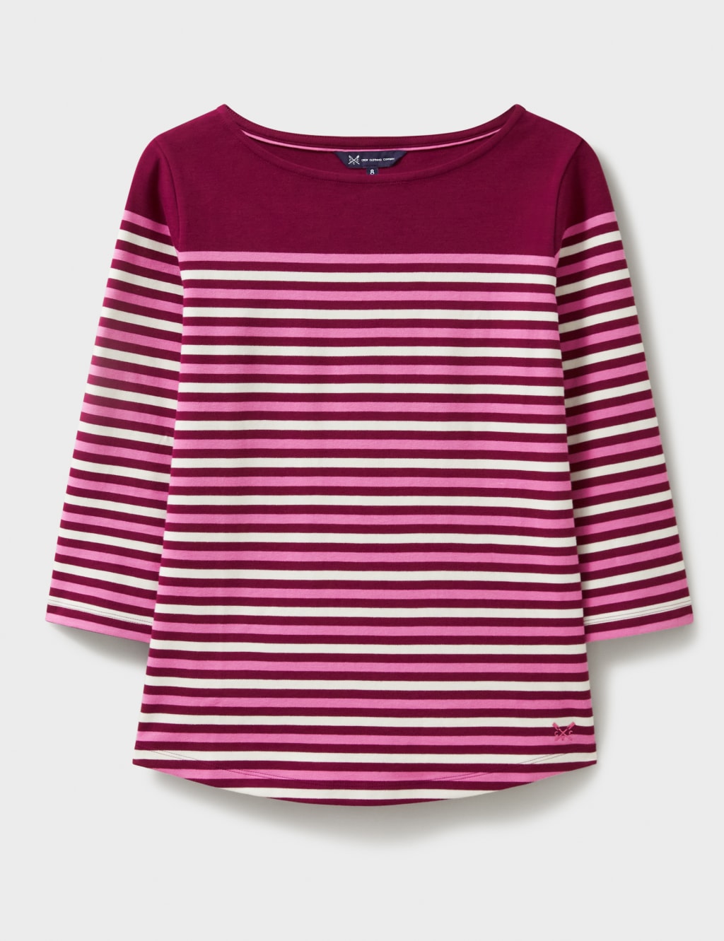 Pure Cotton Striped Crew Neck Top 2 of 5