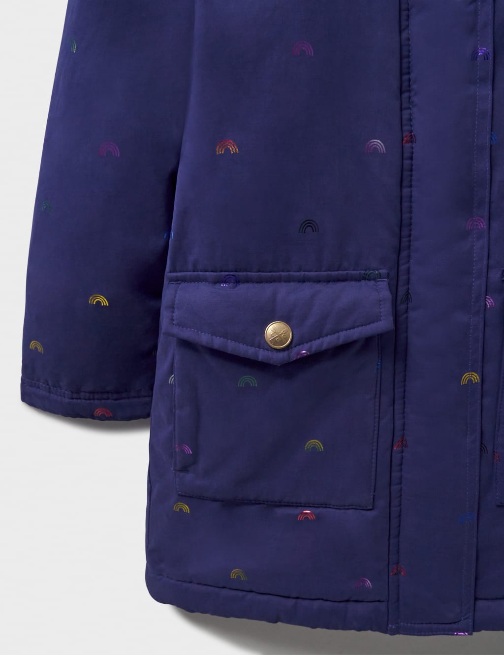 Rainbow Hooded Jacket 3 12 Yrs Crew Clothing M S