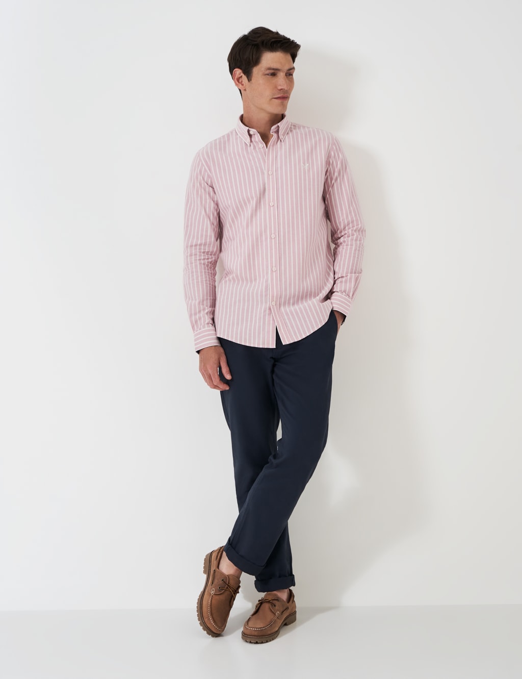Pure [Supima®] Cotton Striped Oxford Shirt 2 of 4