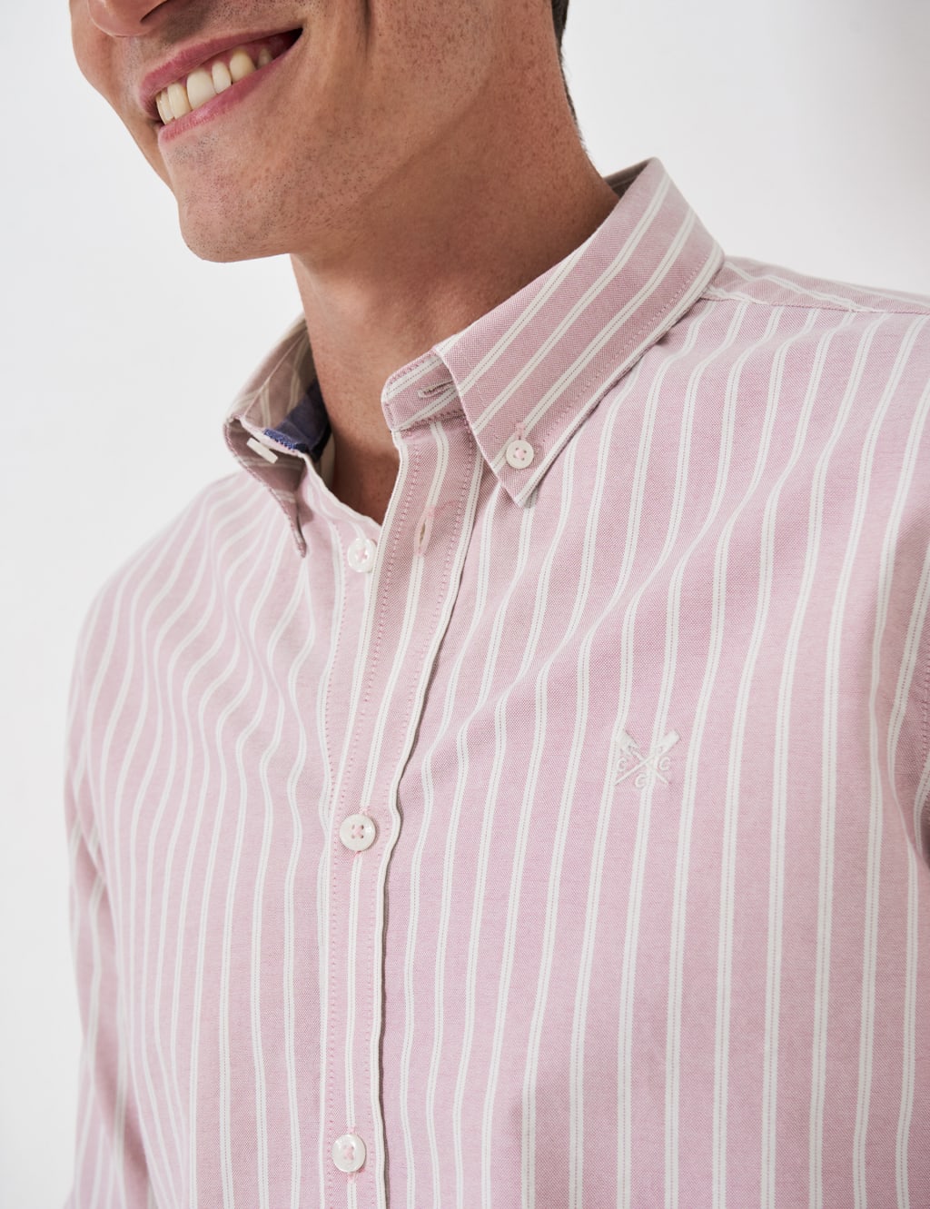 Pure [Supima®] Cotton Striped Oxford Shirt 4 of 4