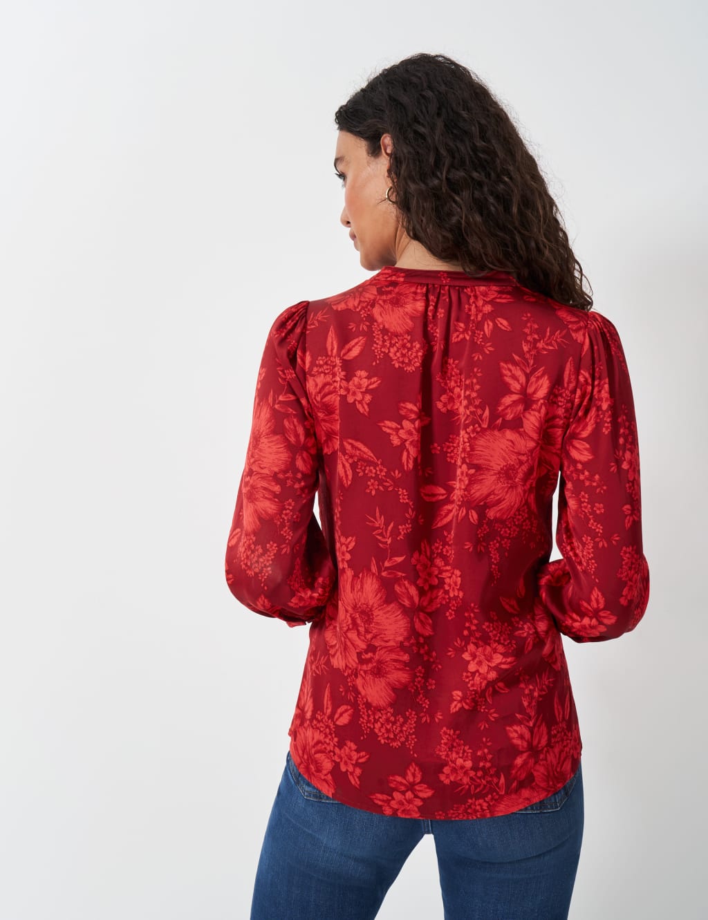 Hope Floral Satin Top 4 of 5