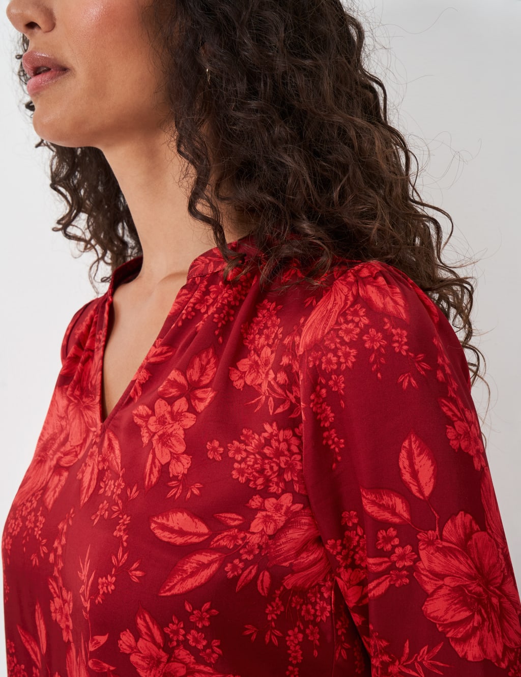 Hope Floral Satin Top 5 of 5