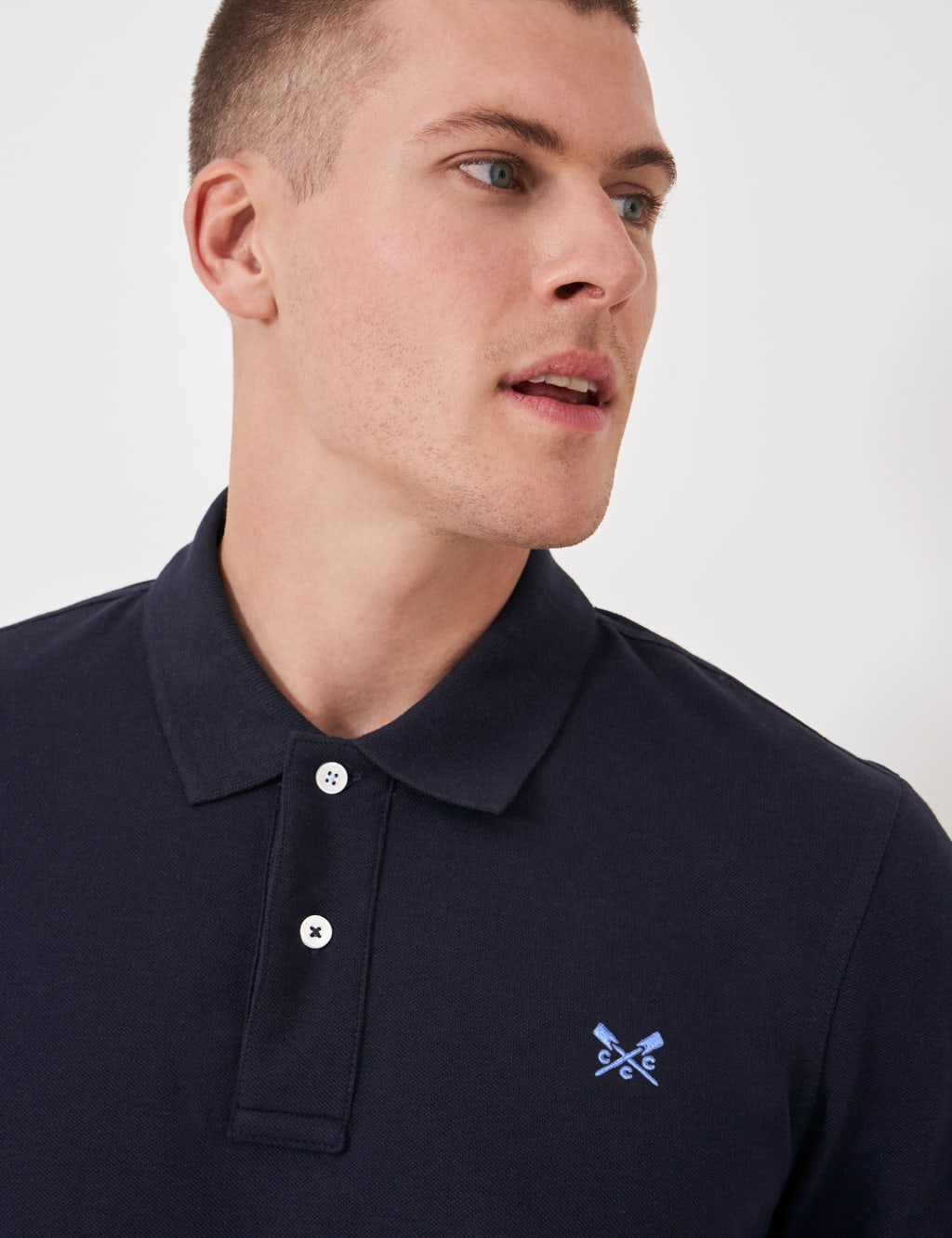 Pure Cotton Long Sleeve Polo Shirt 4 of 4