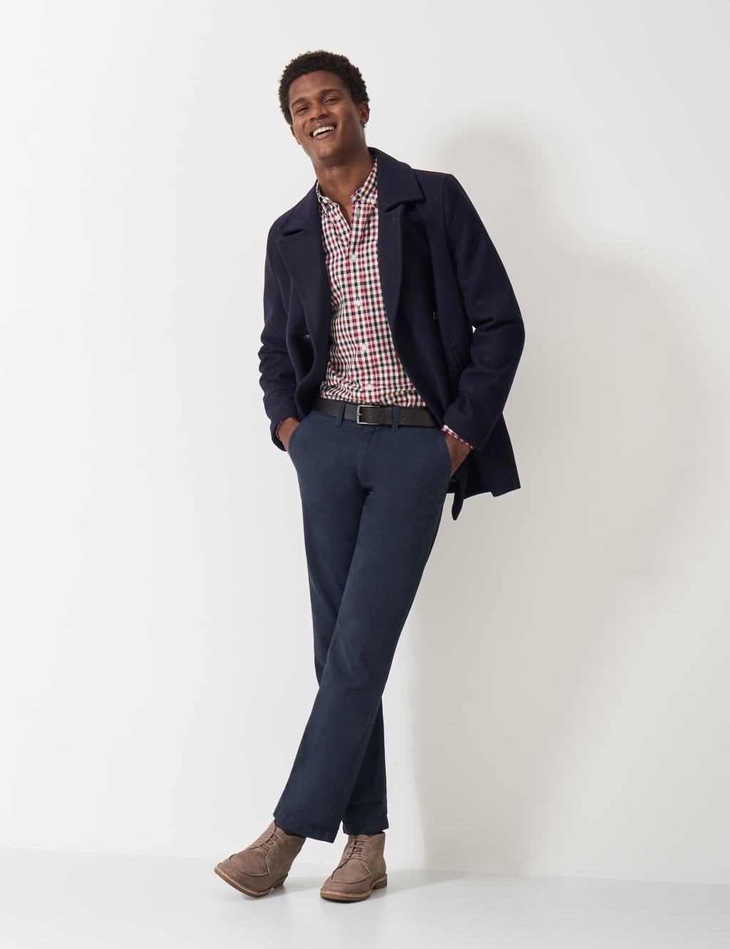 Casual pea coat top