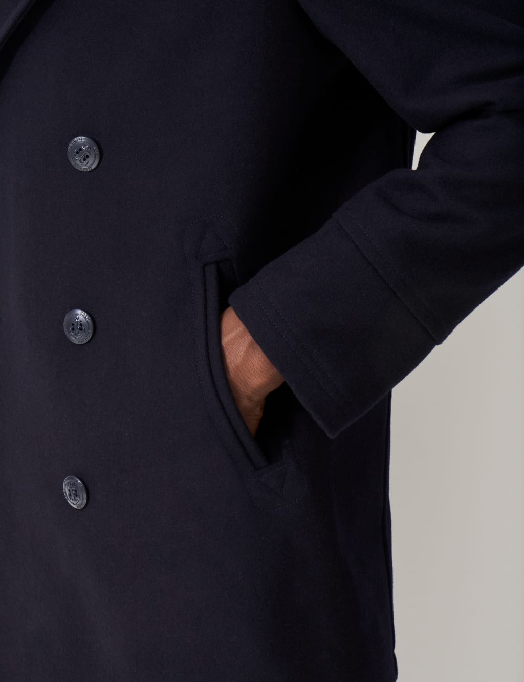 Wool Blend Peacoat 5 of 5