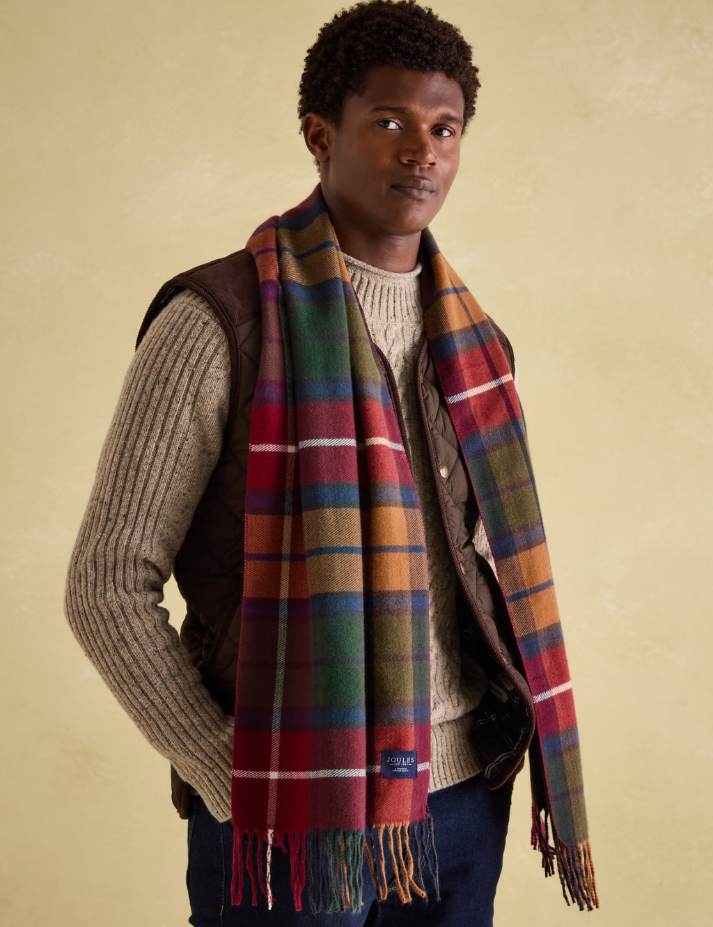 Checked Tartan Scarf 3 of 5