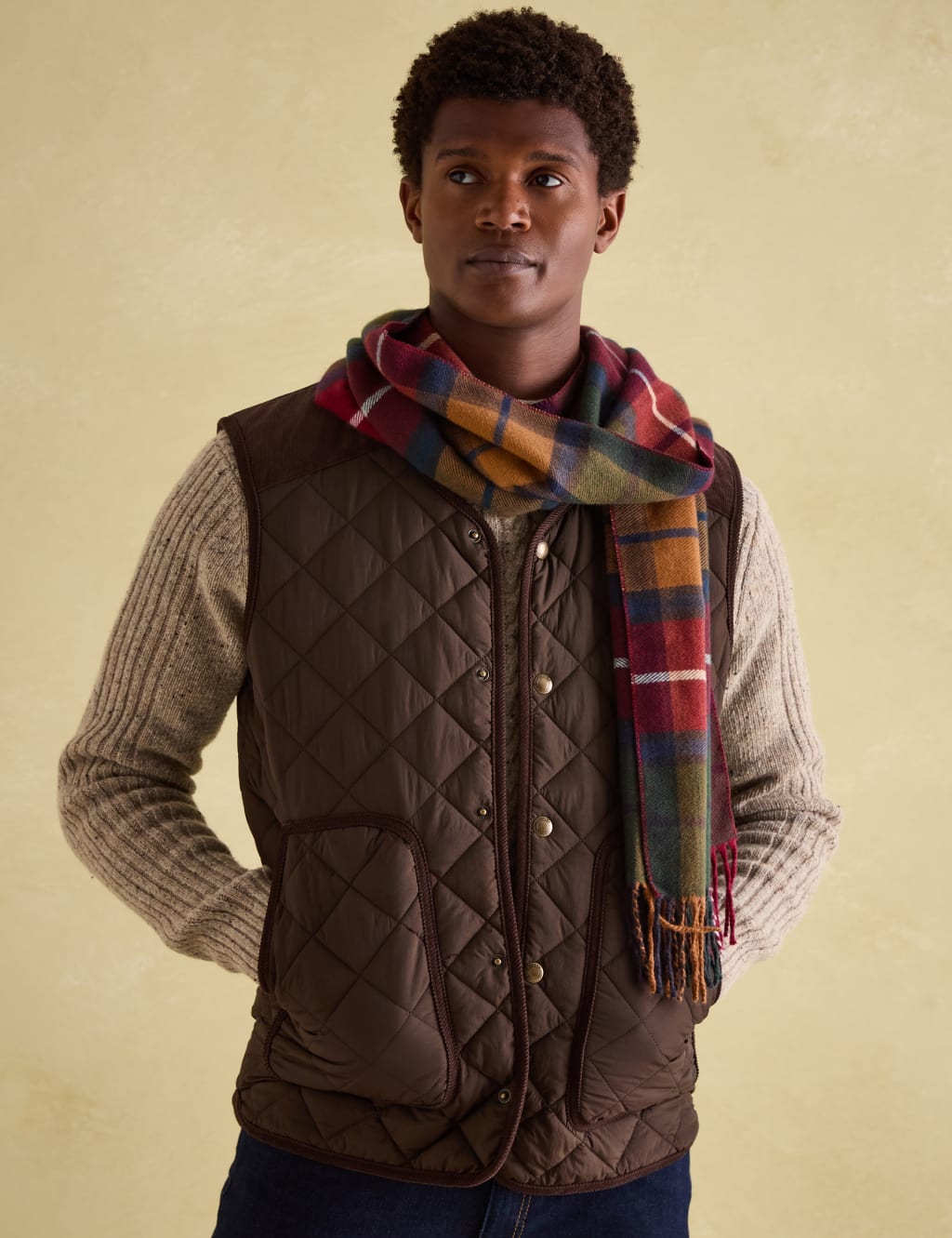 Checked Tartan Scarf 4 of 5