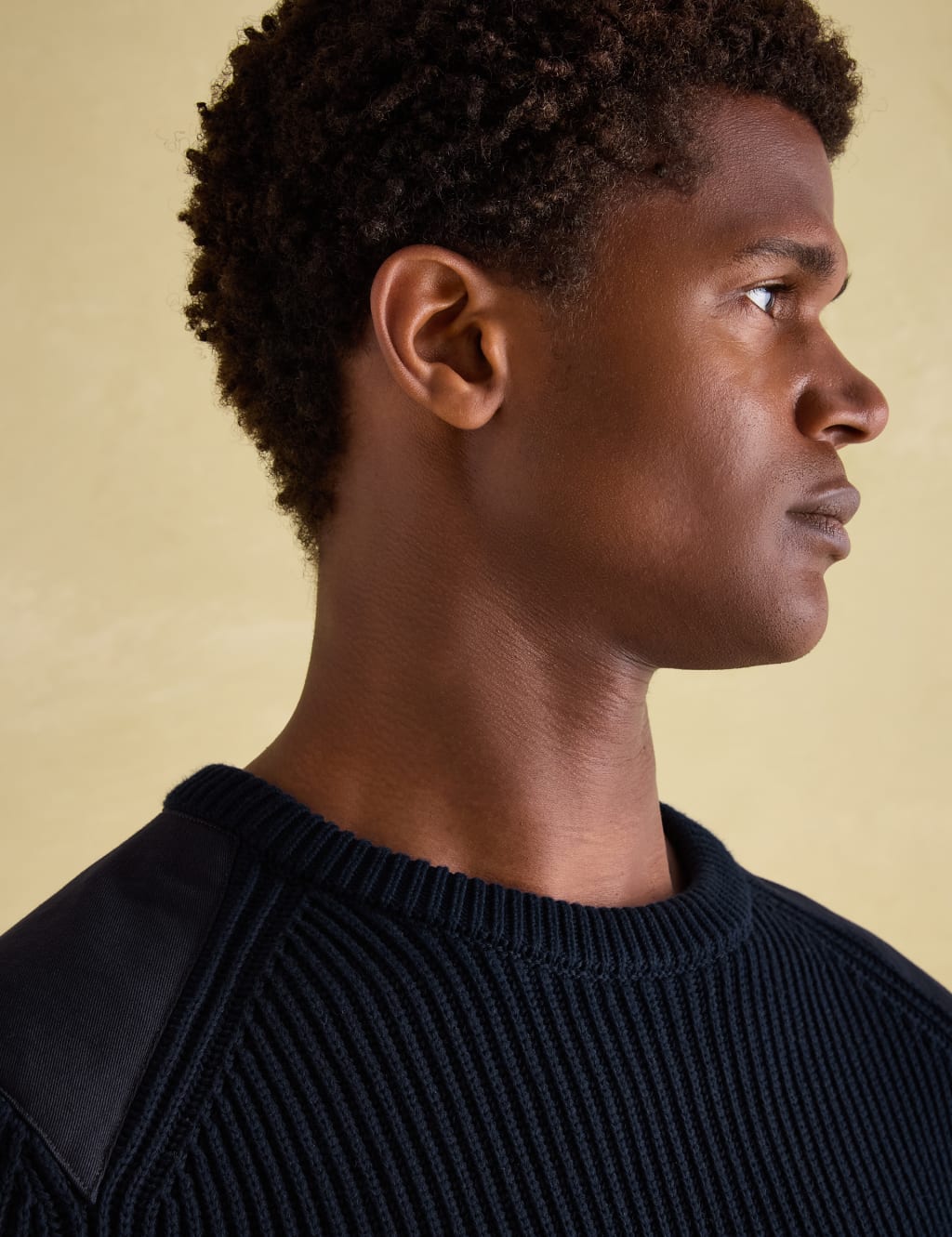 Pure Cotton Ribbed Crew Neck Jumper 7 of 8
