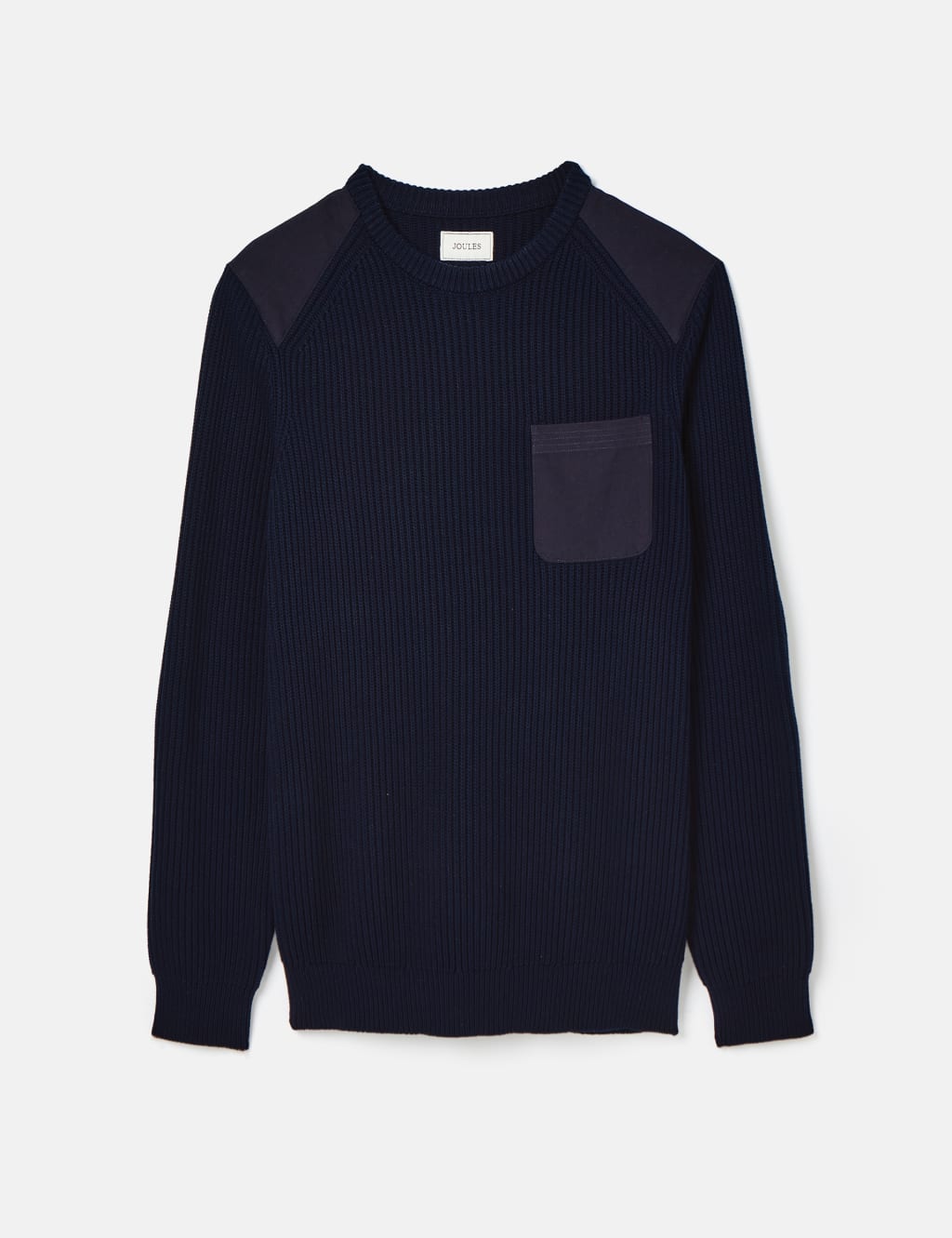Pure Cotton Ribbed Crew Neck Jumper 2 of 8