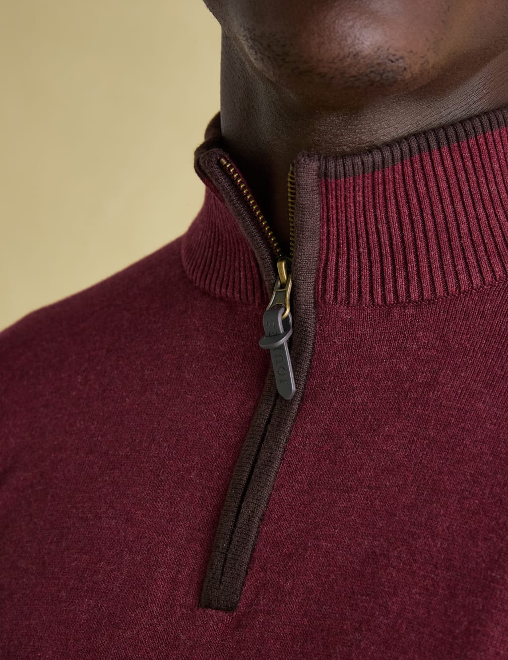 Pure Cotton Half Zip Jumper 6 of 6