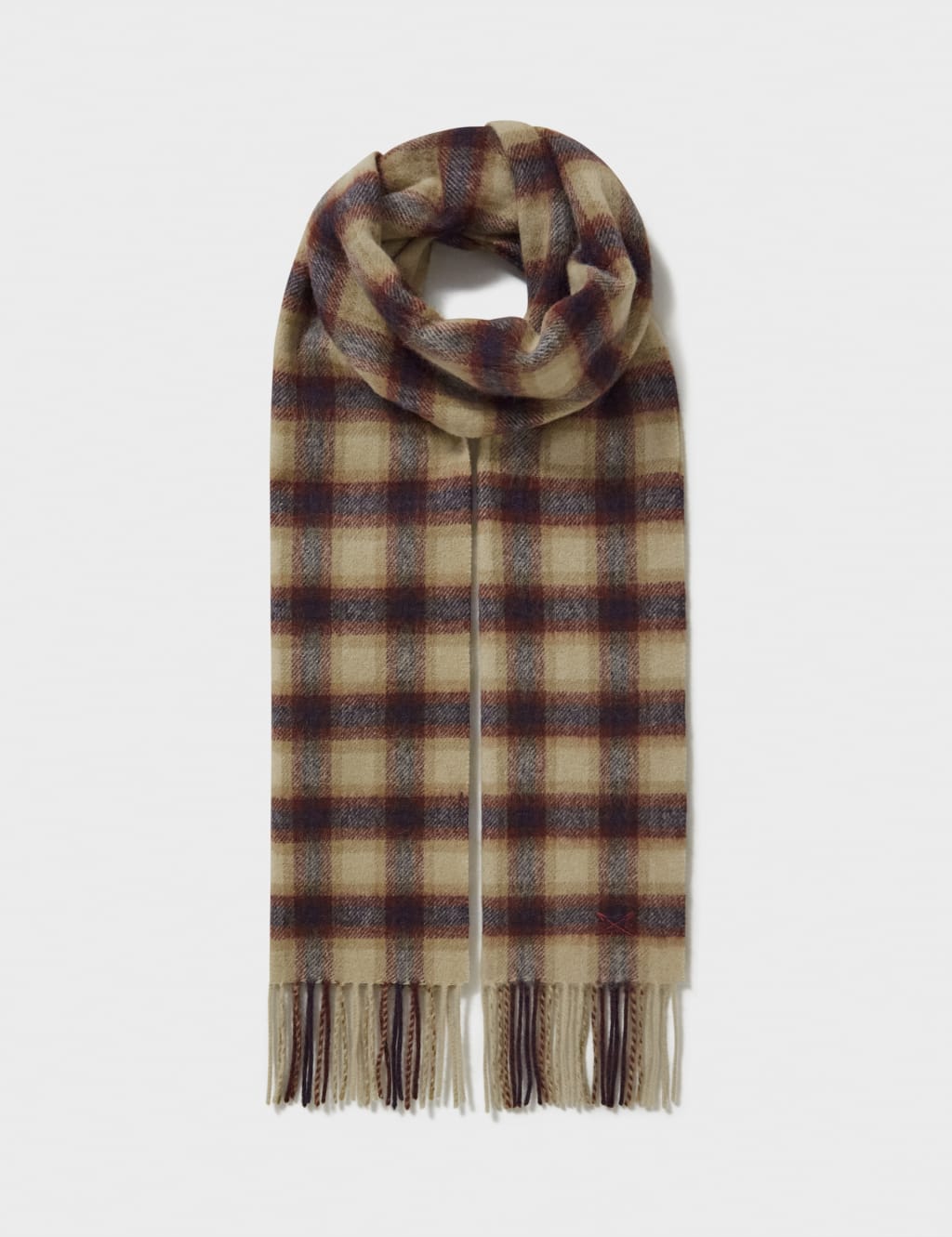 Pure Lambswool Striped Scarf 2 of 2