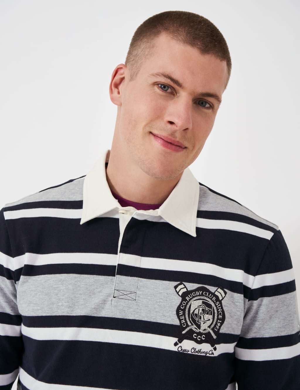 Pure Cotton Striped Long Sleeve Rugby Shirt 5 of 5