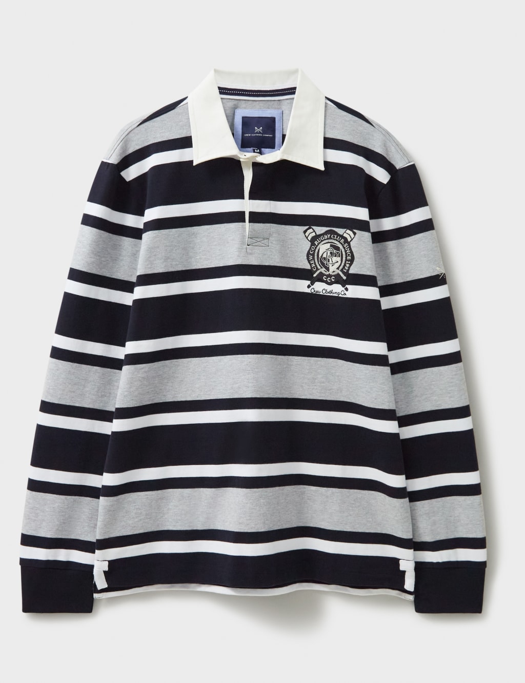 Pure Cotton Striped Long Sleeve Rugby Shirt 2 of 5