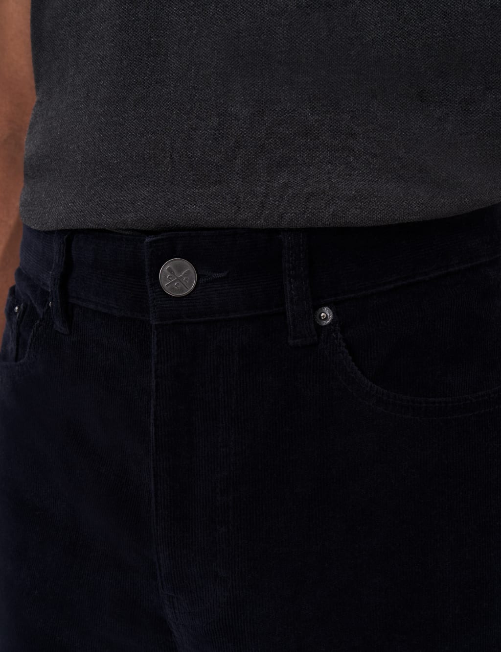 Tapered Fit Corduroy 5 pocket Trousers 4 of 5