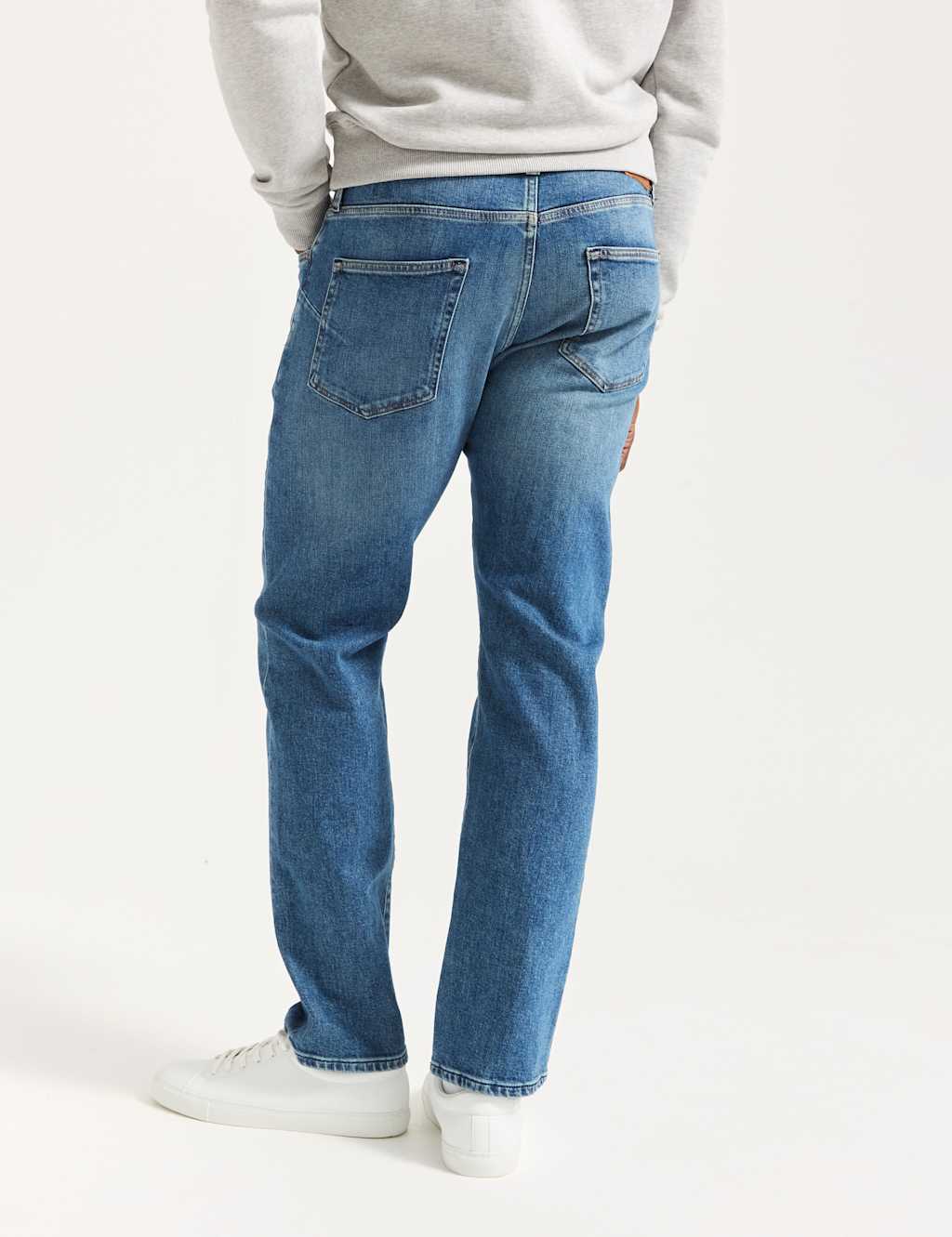 Straight Fit 5 Pocket Jeans 4 of 5