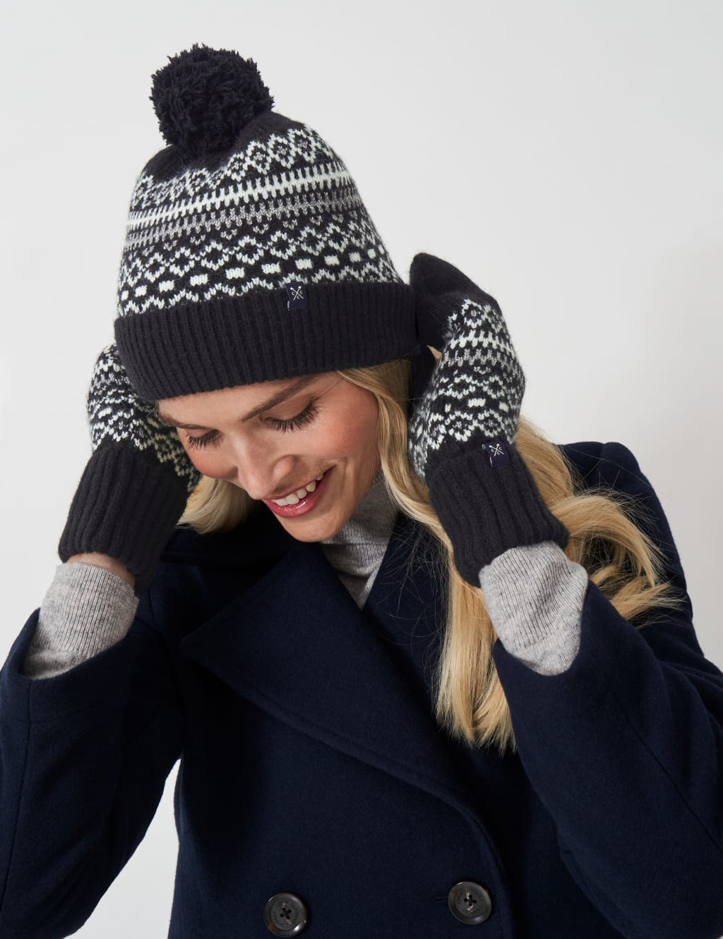 Fair Isle Turn Up Beanie 1 of 2