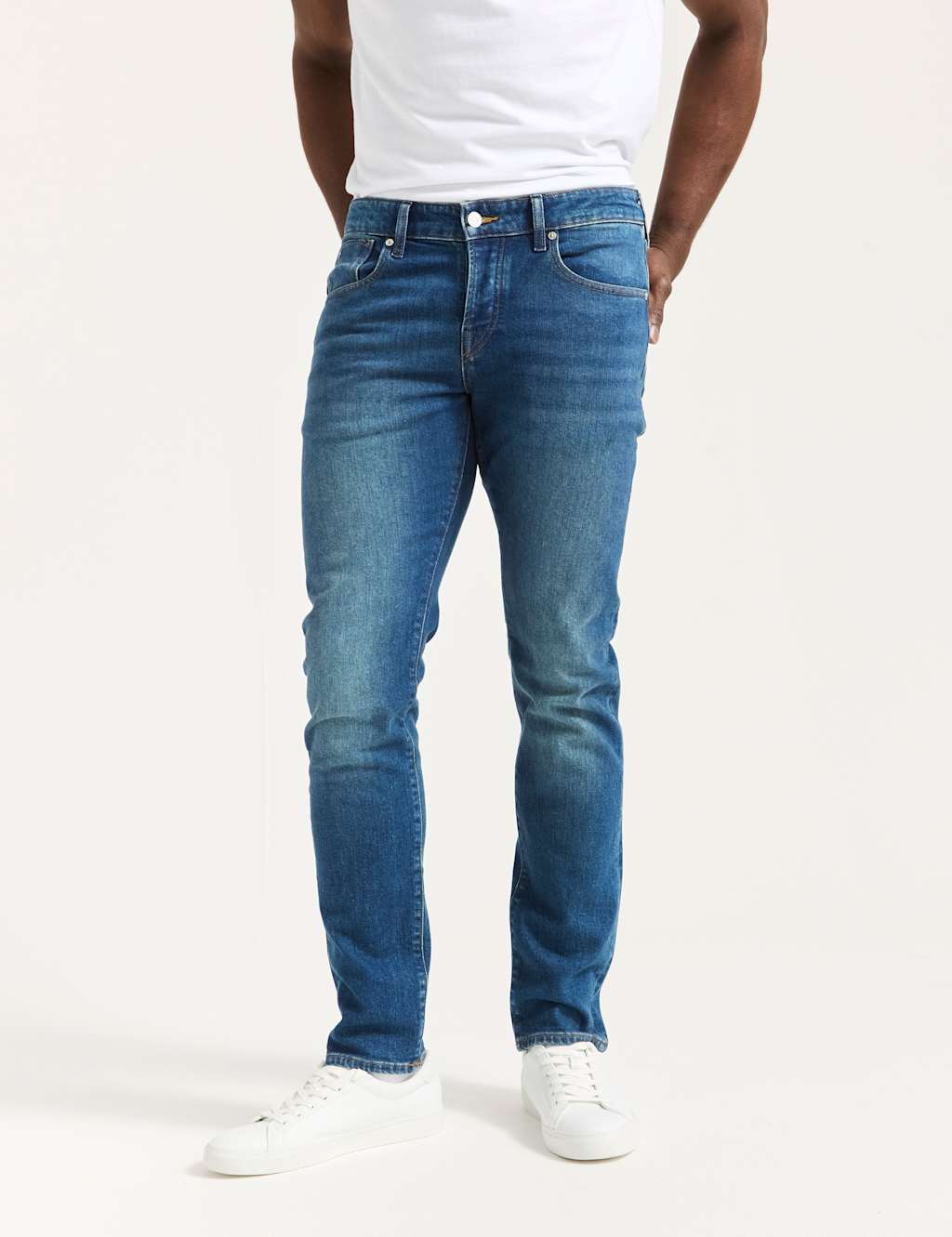 Slim Fit 5 Pocket Jeans