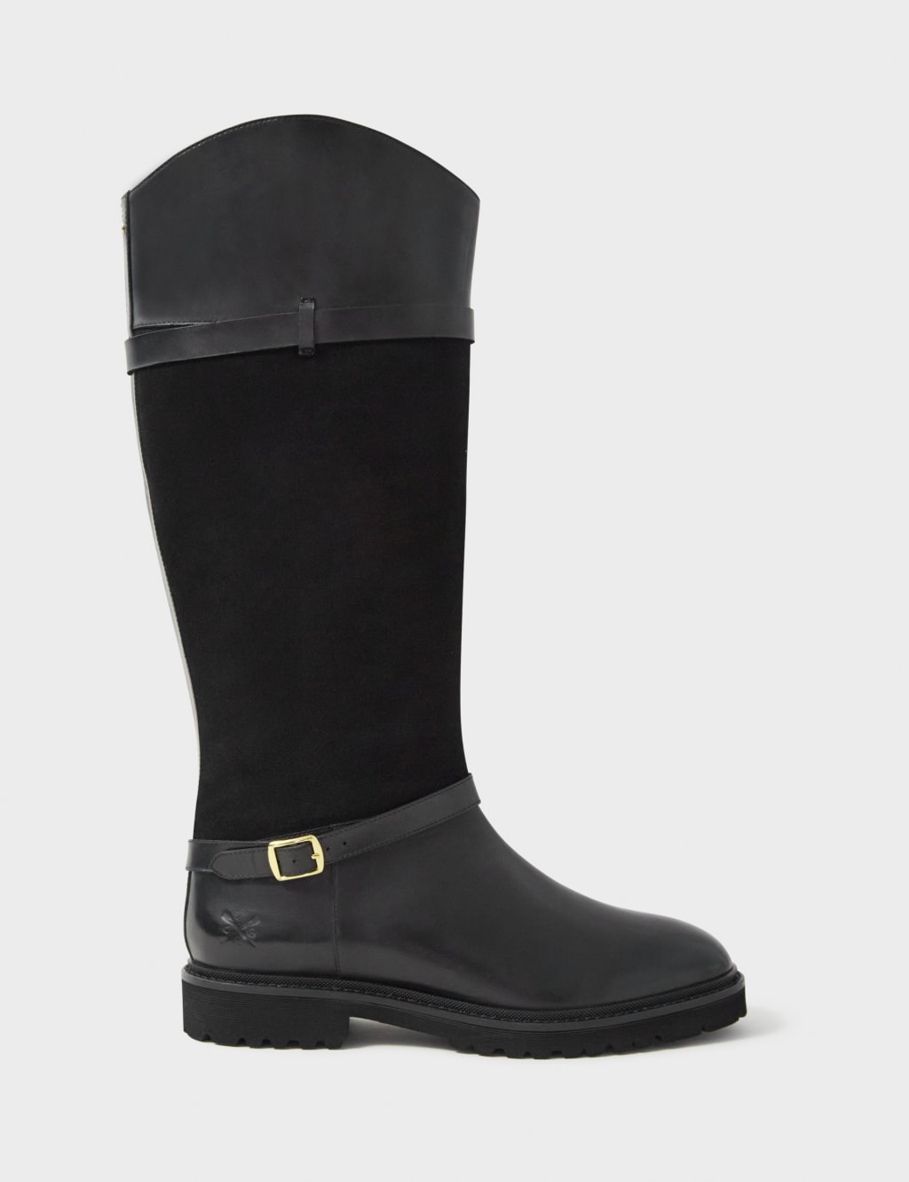 Leather Platform Knee High Boots 3 of 4