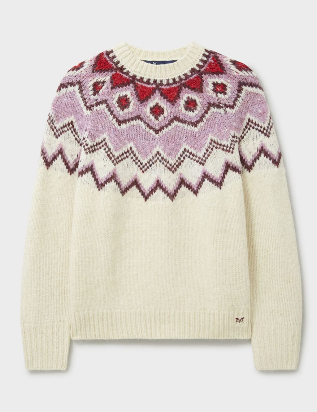Fairisle Crew Neck Jumper with Wool 2 of 5