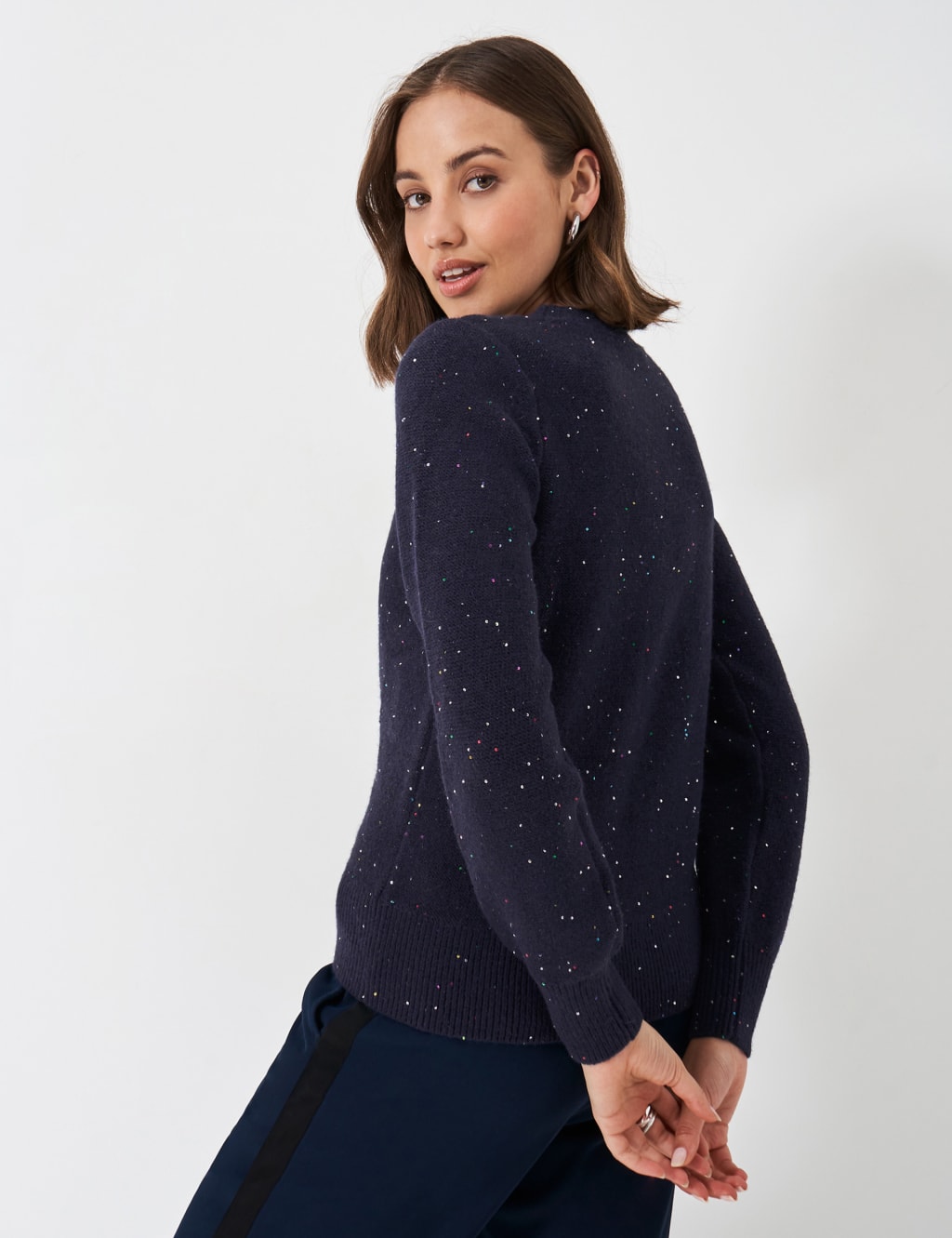 人気定番の Crew Sequin Neck M&S | Clothing Crew | Jumper トップス