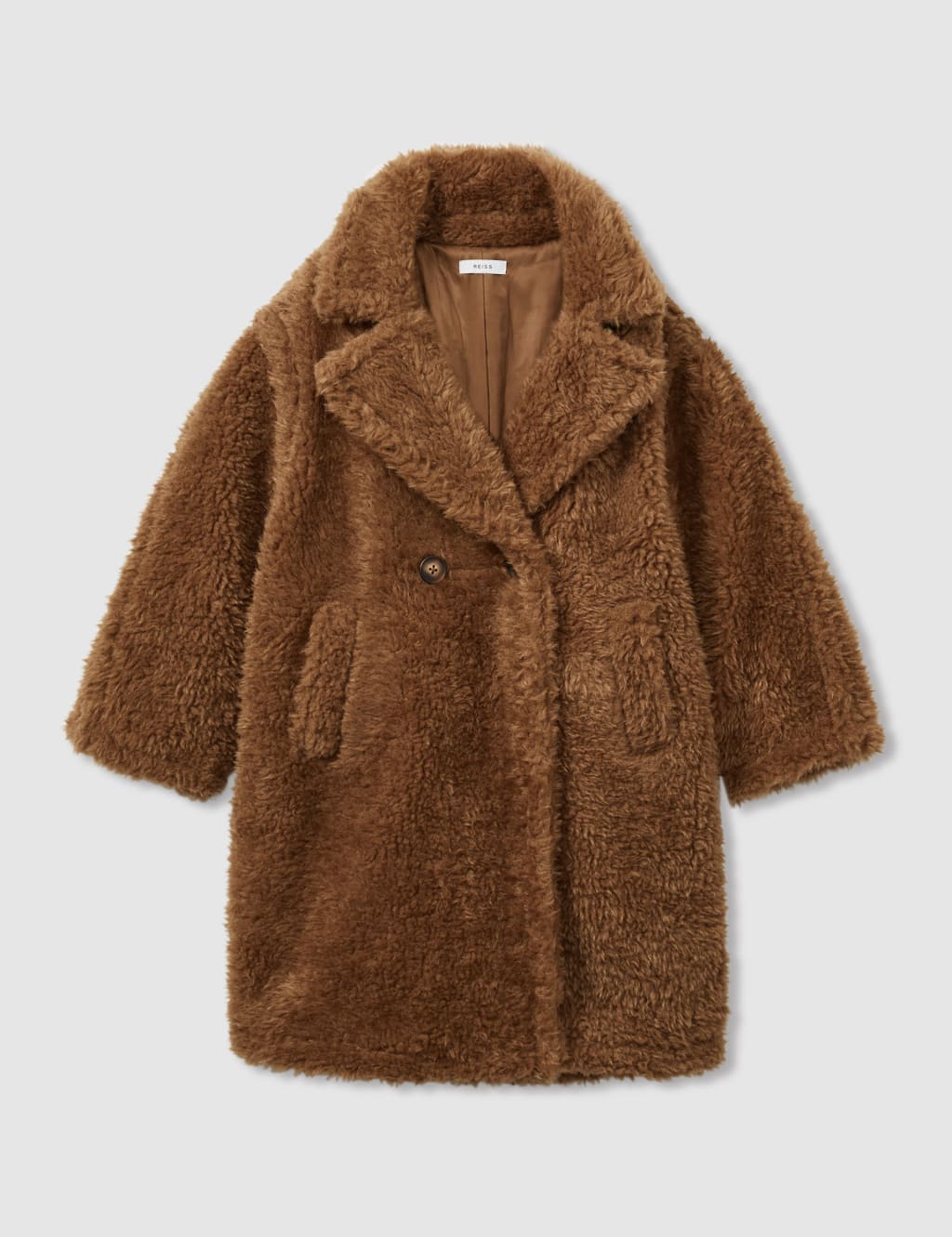Faux Fur Coat with Wool (4-14 Yrs) 2 of 4