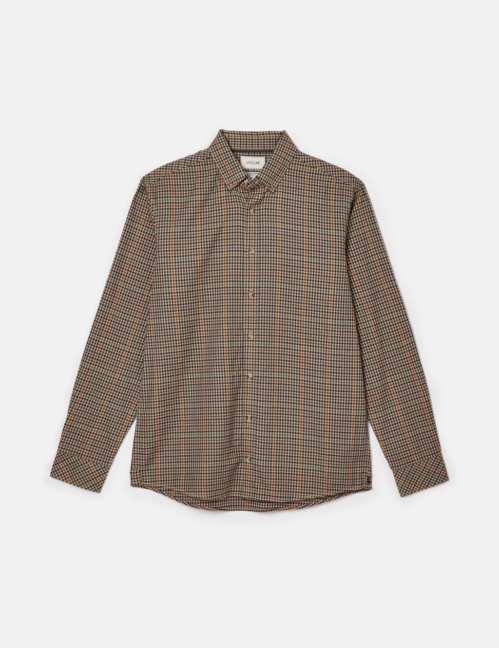 Pure Cotton Micro Check Oxford Shirt 2 of 7