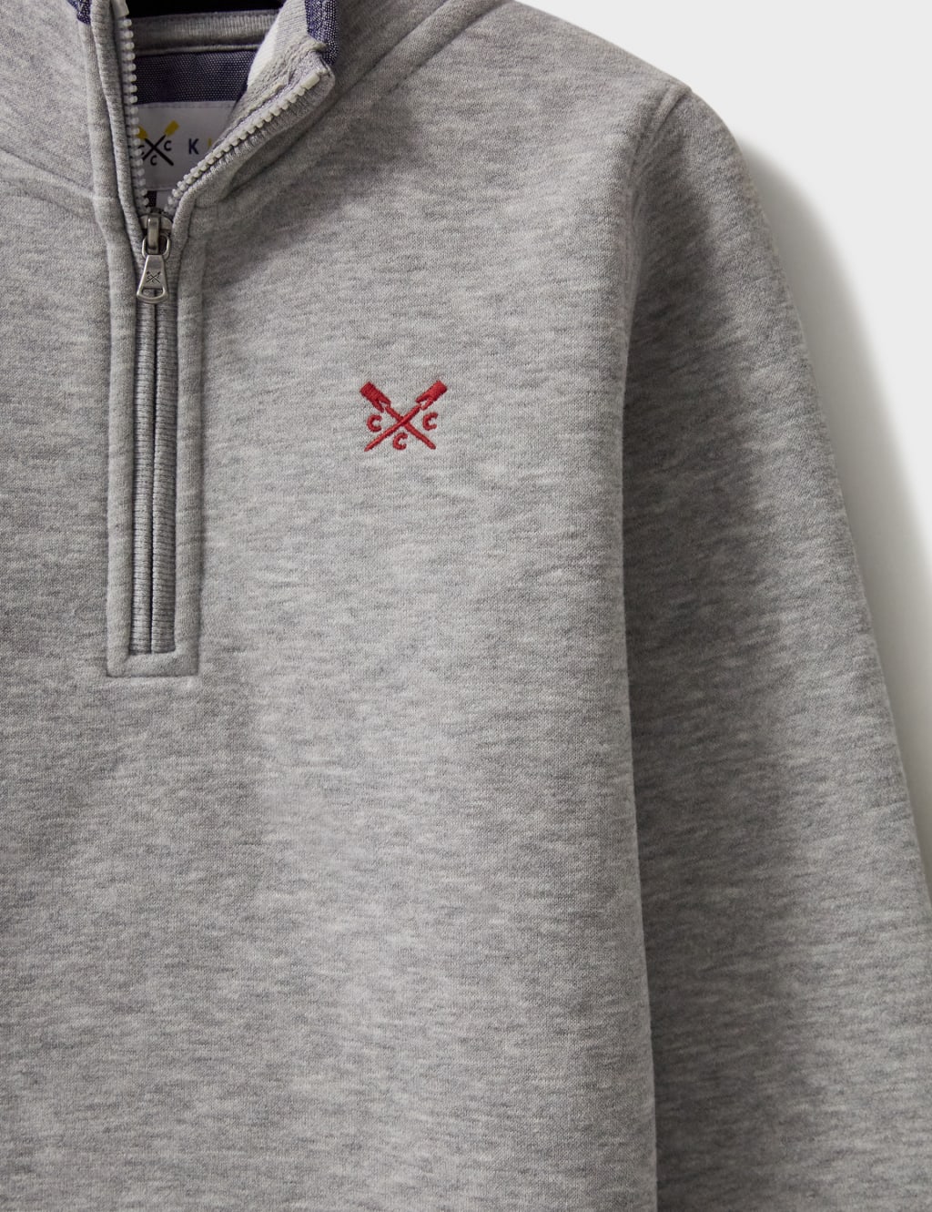 Cotton Rich Half Zip Sweatshirt (3-12 Yrs) 3 of 3