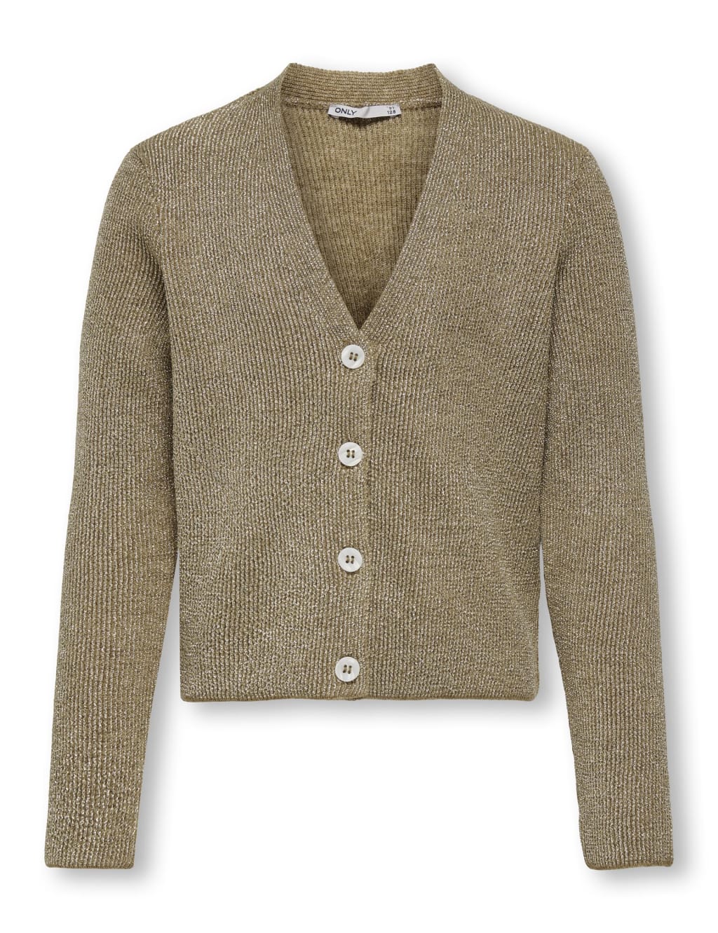 Glitter V Neck Knitted Cardigan 7 14 Yrs