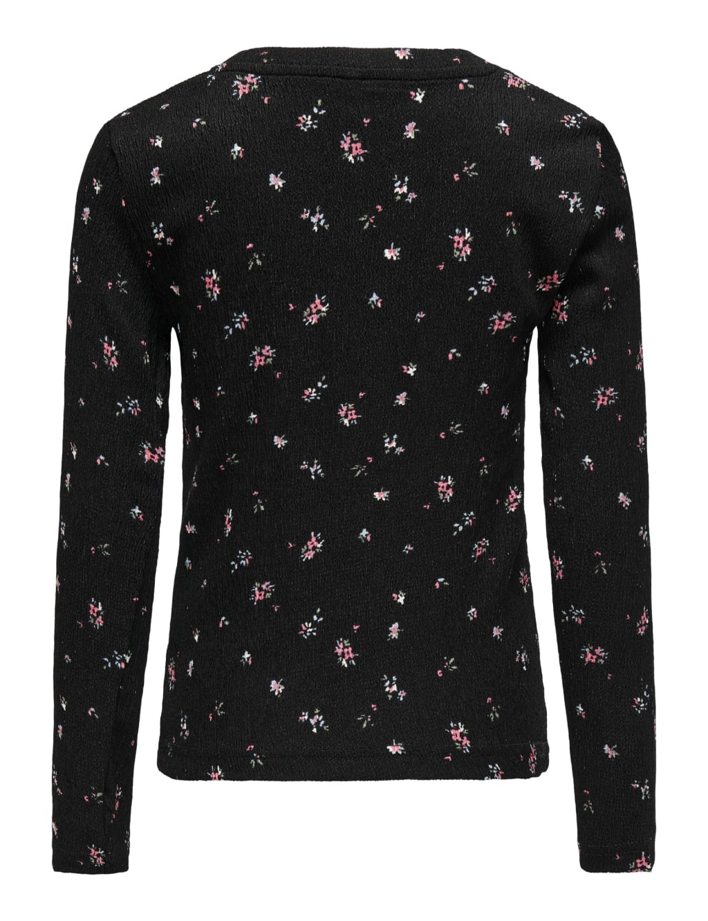 Textured Floral Long Sleeve Top (7-14 Yrs) 3 of 3
