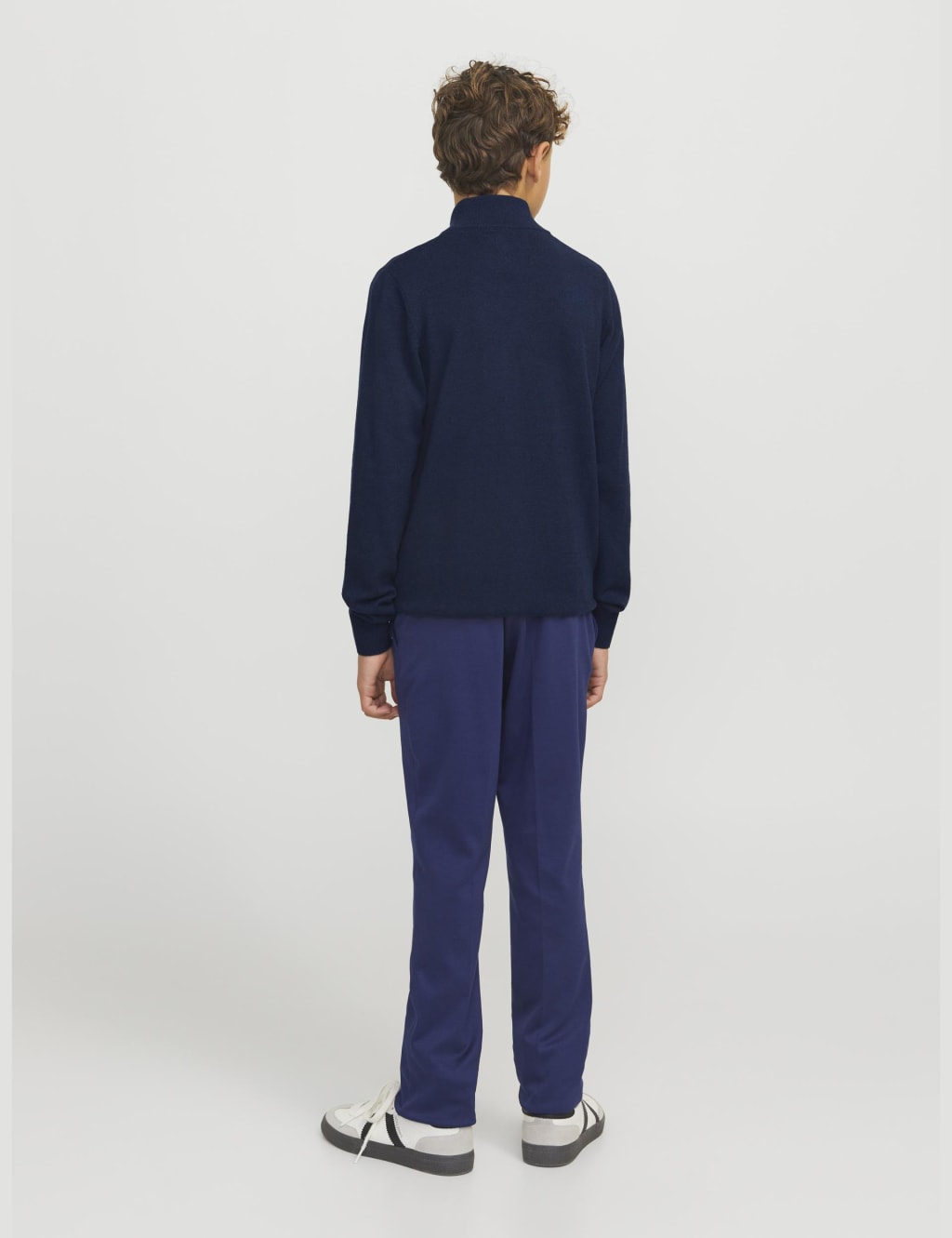 Cotton Rich Half Zip Knitted Sweatshirt (8-16 Yrs) 3 of 7