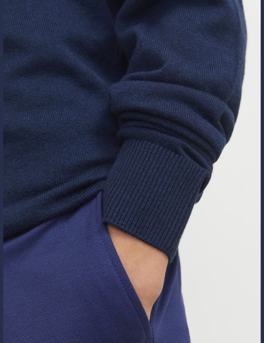 Cotton Rich Half Zip Knitted Sweatshirt (8-16 Yrs) 7 of 7