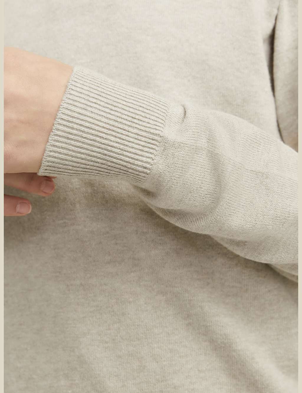 Cotton Rich Half Zip Knitted Sweatshirt (8-16 Yrs) 7 of 7